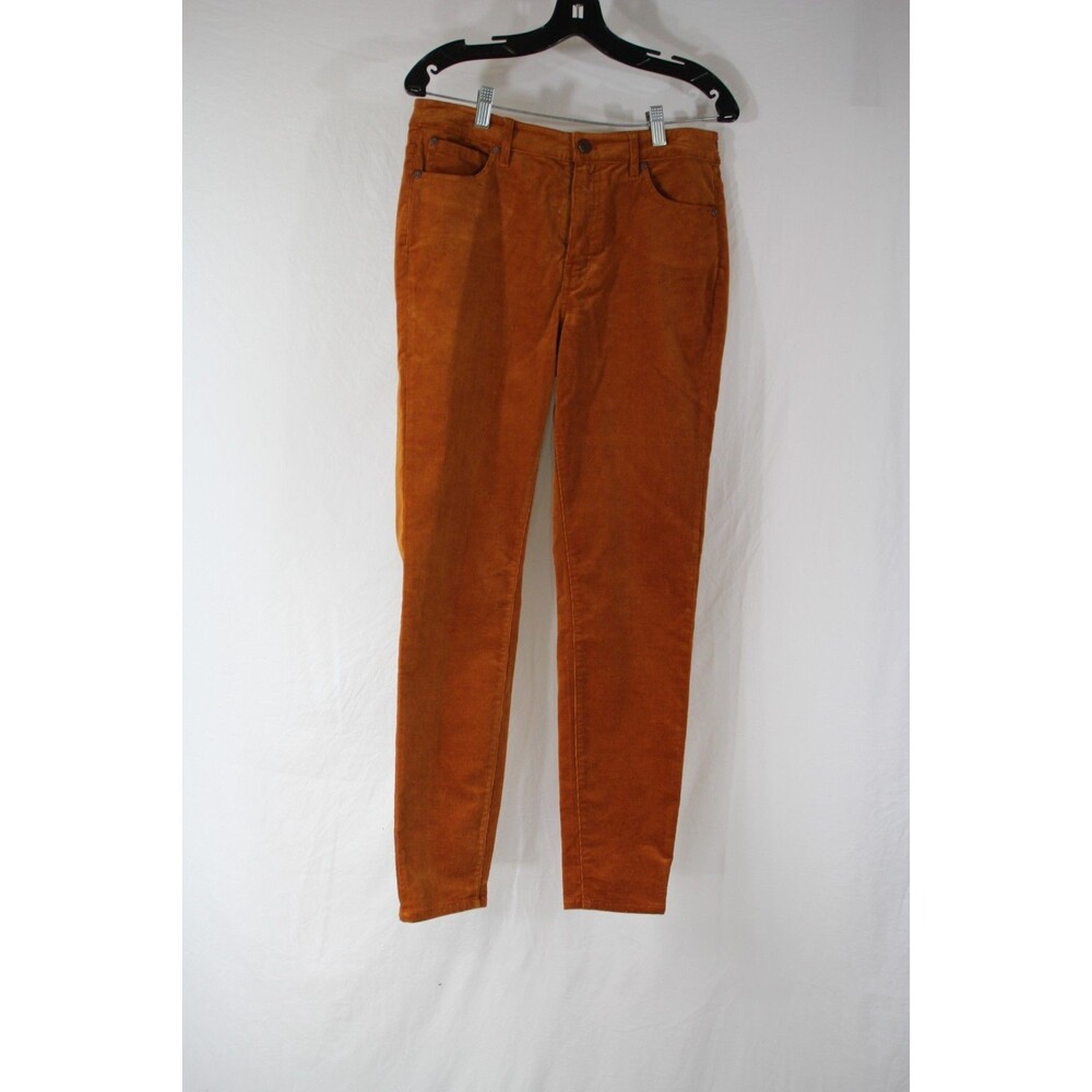 SOFT SURROUNDINGS Burnt Amber 5-Pocket Skinny Corduroy Pants Size 8 Office chic